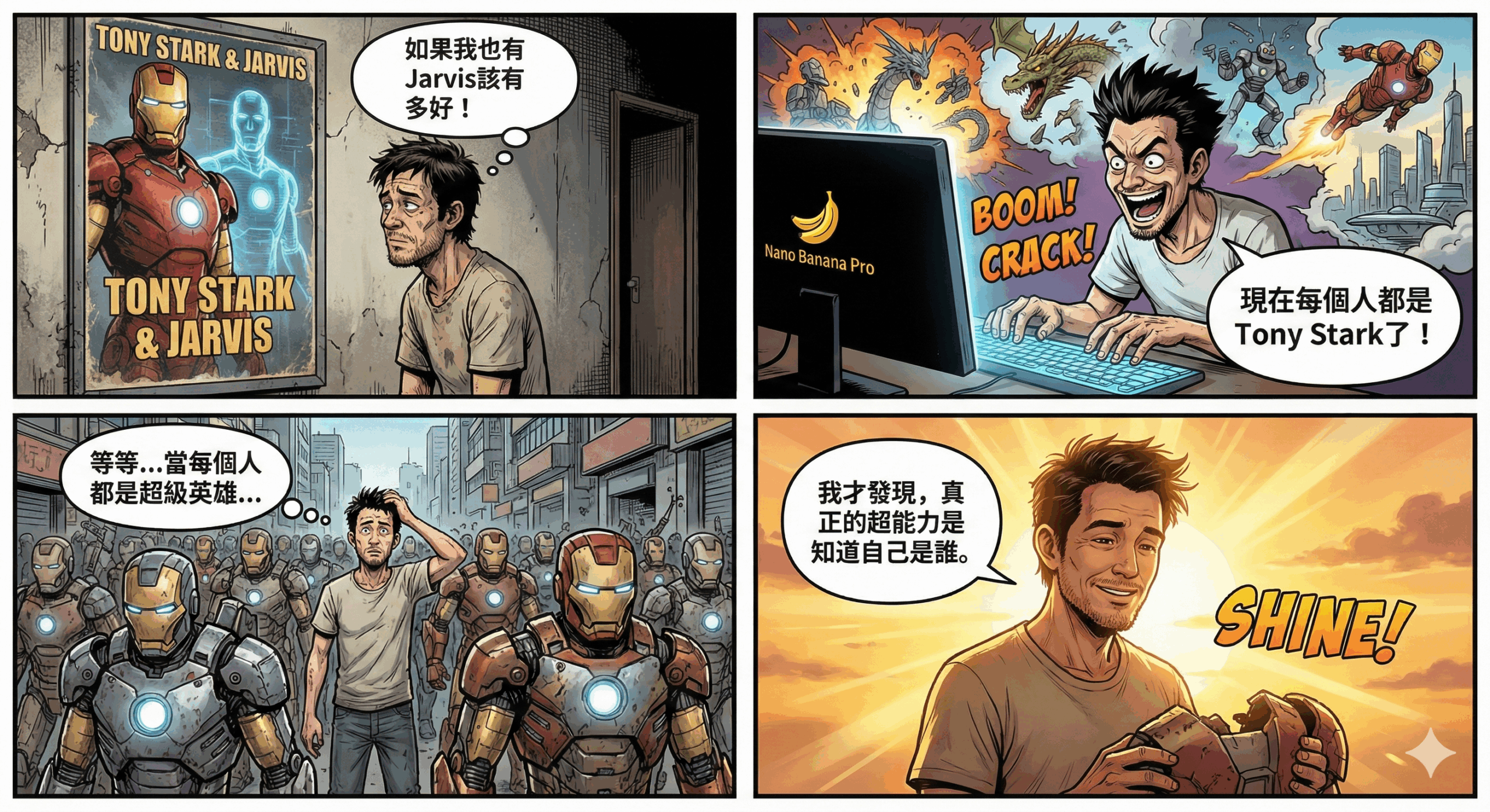 當人人都是超級英雄？AI時代的焦慮與覺醒